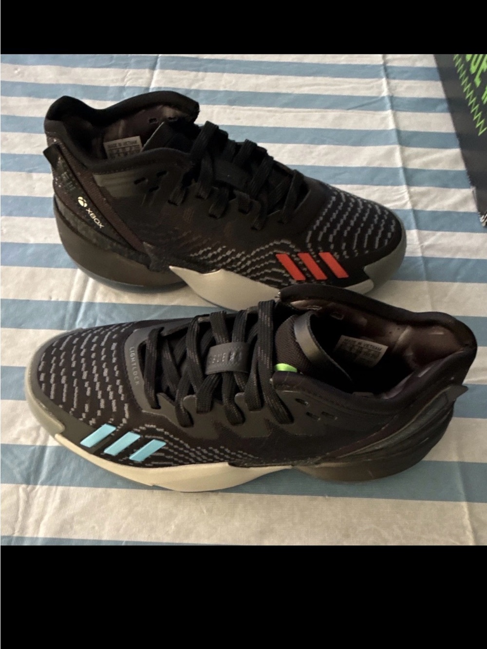 Adidas DON Issue 4 J Black Green US 5.5Y Women 7 Sneakers HQ3451
